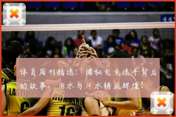 体育周刊精选:揭秘电竞选手背后的故事,泪水与汗水铸就辉煌!